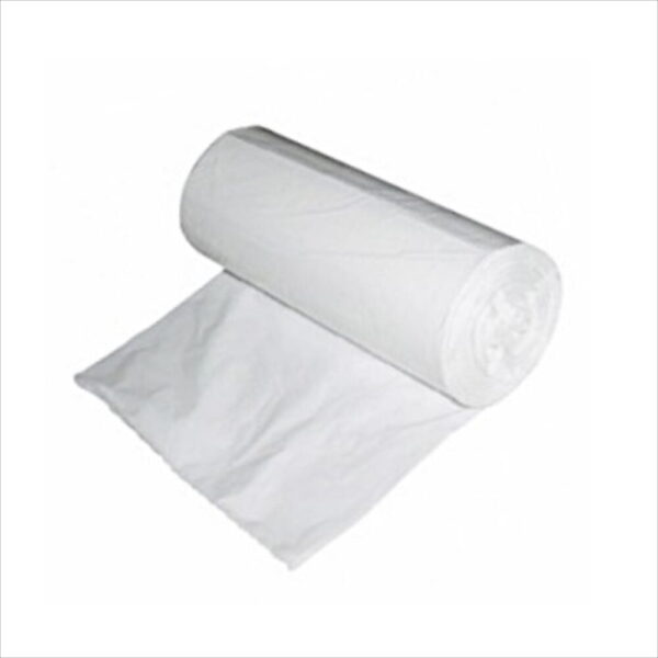 Saci menajeri albi 60l, 60/80cm, 20buc/rola, 100role/bax