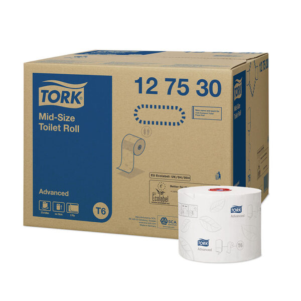 Rola de hartie igienica Tork Mid-size Advanced