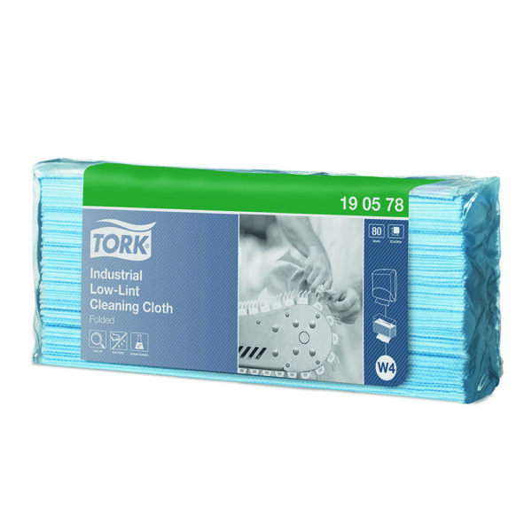 Laveta de curatare Tork pentru uz industrial, Low-Lint