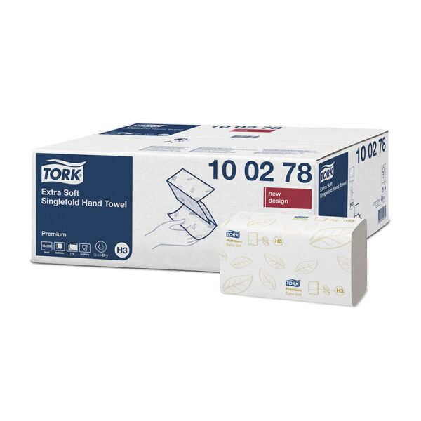 Prosoape pentru Maini Pliate Tork Singlefold Extra Soft
