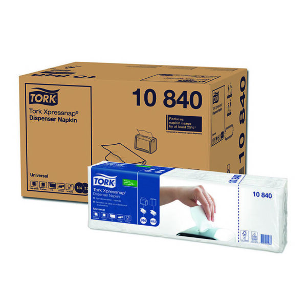 Servetele de Masa pentru Dozator Tork Xpressnap® Albe