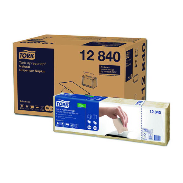 Servetele de Masa pentru Dispenser Tork Xpressnap Natural