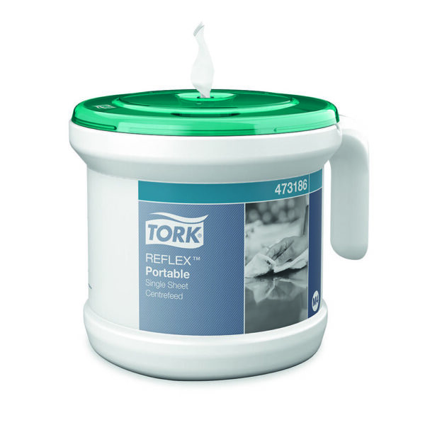 Pachet sistem de dozare cu derulare centrala portabil Tork Reflex™