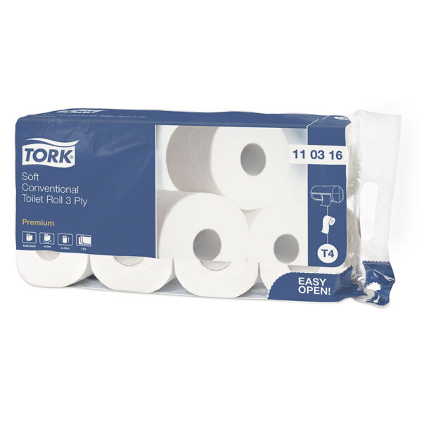 Tork hartie igienica rola conventionala Soft Premium - 3 straturi