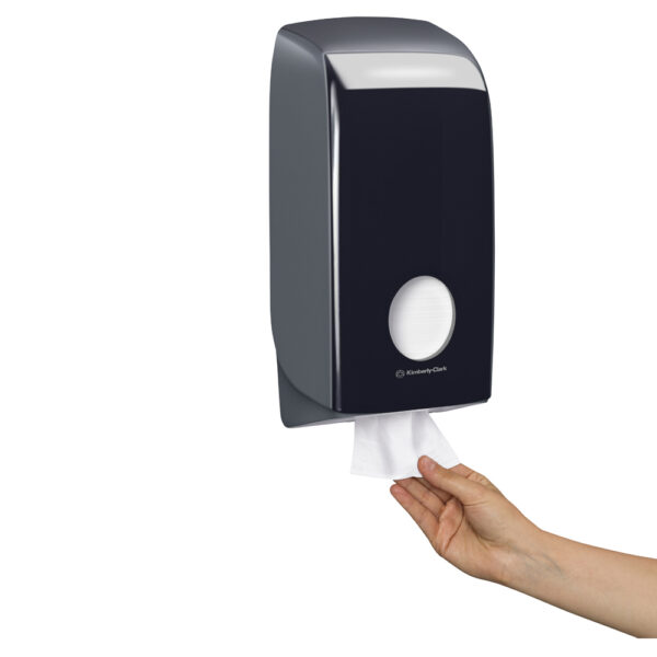 Dispenser AQUARIUS pentru Hartie Igienica Bulk - Negru