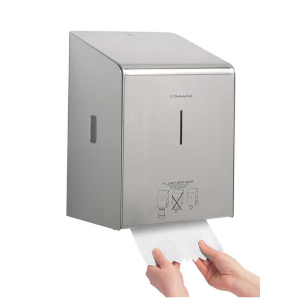 Dispenser KIMBERLY-CLARK PROFESSIONAL* pentru Prosoape Rola - Otel Inoxidabil