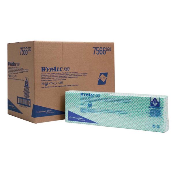 Lavete WYPALL* X80 - Interfolded, Verzi