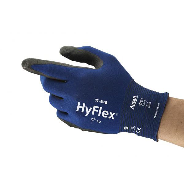 Manusi Protectie HyFlex FORTIX - Albastru-Negru