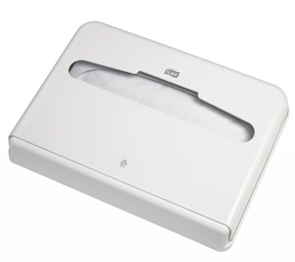 Dozator de acoperitoare Tork pentru colacul WC-ului - alb