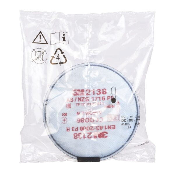 Filtru particule 2138, P3+, 10per/pach, 40 perechi/cutie