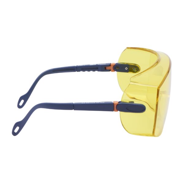 Ochelari de protectie purtati deasupra altor ochelari,lentile galbene, 20buc/cut