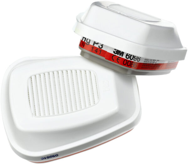 Filtru de vapori pentru mercur si pulberi  6096, 32 buc/cutie, 2 buc/ pereche