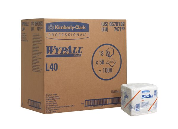 Lavete WYPALL* L40 - Pliate, Albe