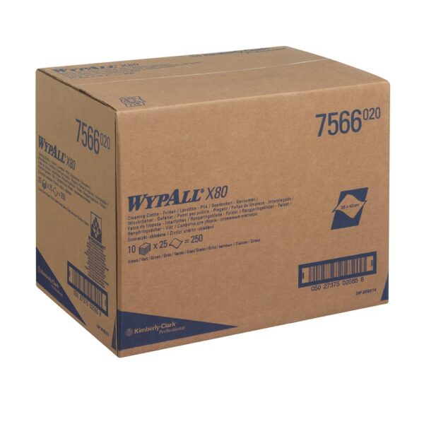 Lavete WYPALL* X80 - Interfolded, Verzi
