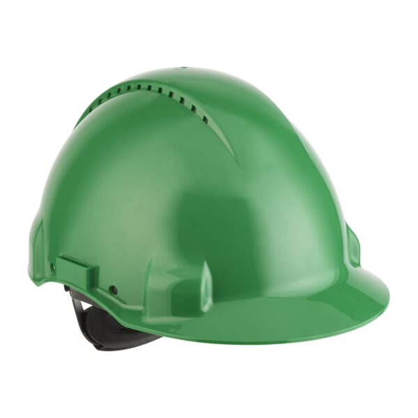 Casca protectie, canale ventilatie G3000NUV-GP, cu rotita, verde, 20buc/bax