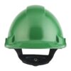 Casca protectie, canale ventilatie G3000NUV-GP, cu rotita, verde, 20buc/bax