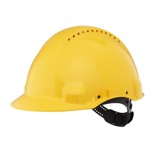 Casca protectie cu canale de ventilatie, G3000CUV-GU, galbena, 20buc/bax