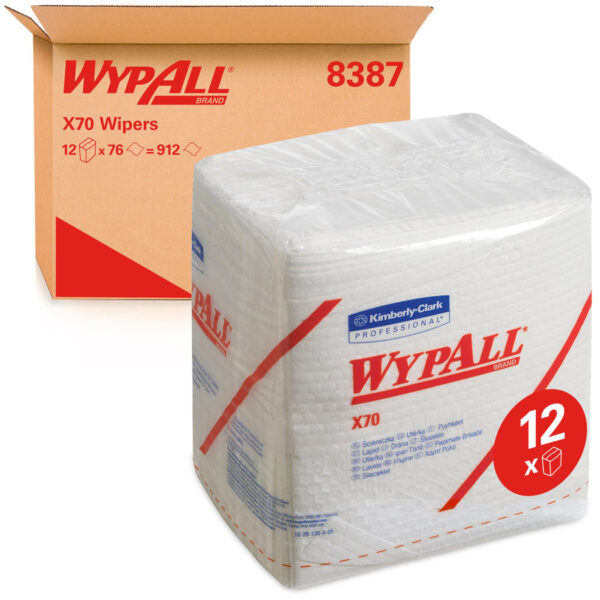 Lavete WYPALL* X70 - Pliate, Albe