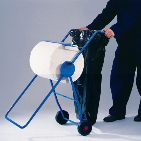 Dispenser Stativ Mobil KIMBERLY-CLARK PROFESSIONAL* pentru Lavete Rola Mare, Albastru