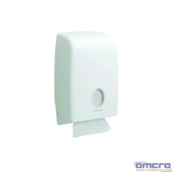 Dispenser AQUARIUS pentru Prosoape Pliate - Interleaved, Alb