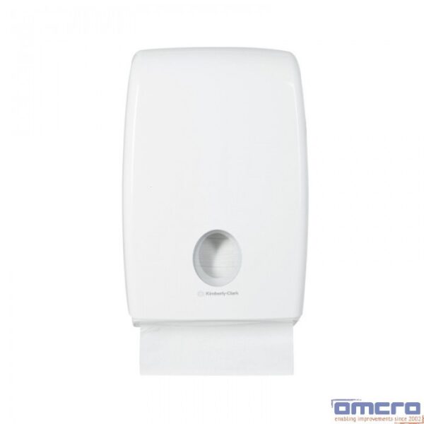 Dispenser AQUARIUS pentru Prosoape Pliate - Interleaved, Alb