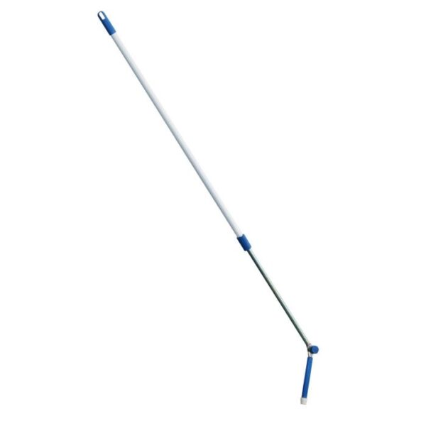 Maner telescopic, metalic, alb