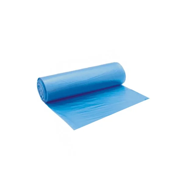 Saci menajeri HDPE 120l, albastri, 70x110, 10buc/rola, 25role/bax
