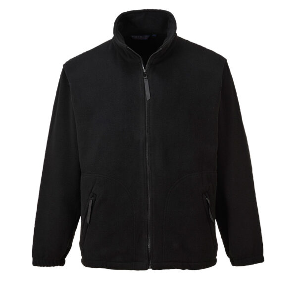 Jacheta fleece Argyll, negru
