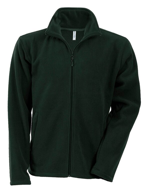 Jacheta microfleece FALCO, inchisa cu fermoar, Green Forest