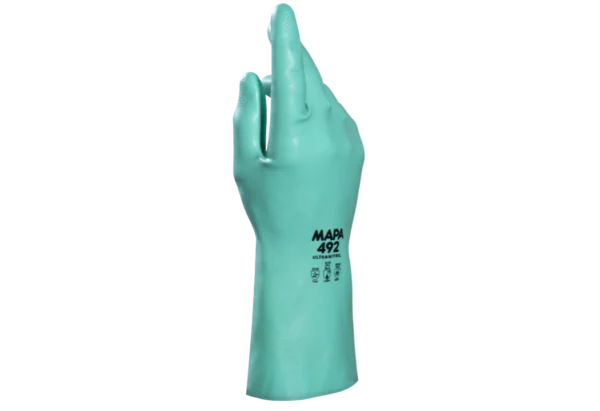 Manusi protectie chimica, Ultranitril 492, verzi, 10 per/pach