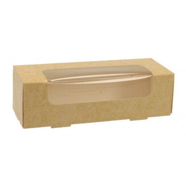 Cutie ecler carton cu fereastra 17*6*6 cm, 50 buc/bax
