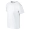 Tricou barbatesc bumbac, Gildan Softstyle, alb